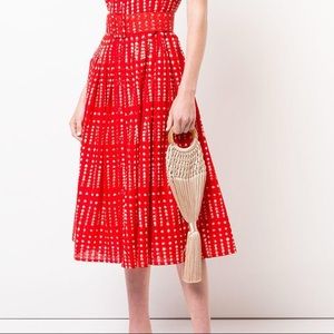 Cult Gaia Mini Angelou Tassel Bag Beige Cream